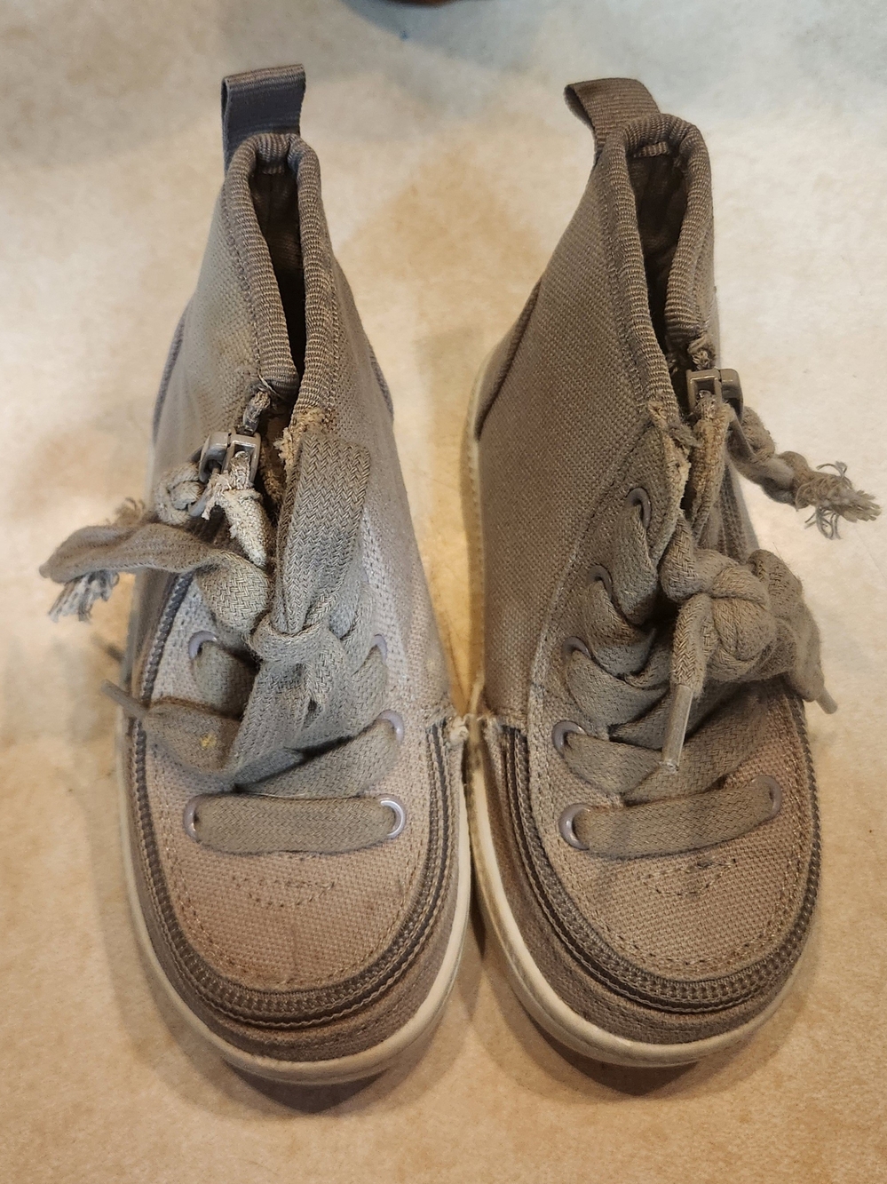 Billy Size 7 Toddler Sneakers Grey